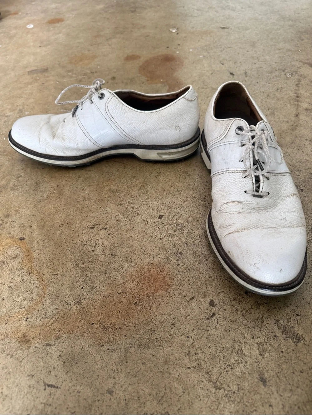 FootJoy white leather
